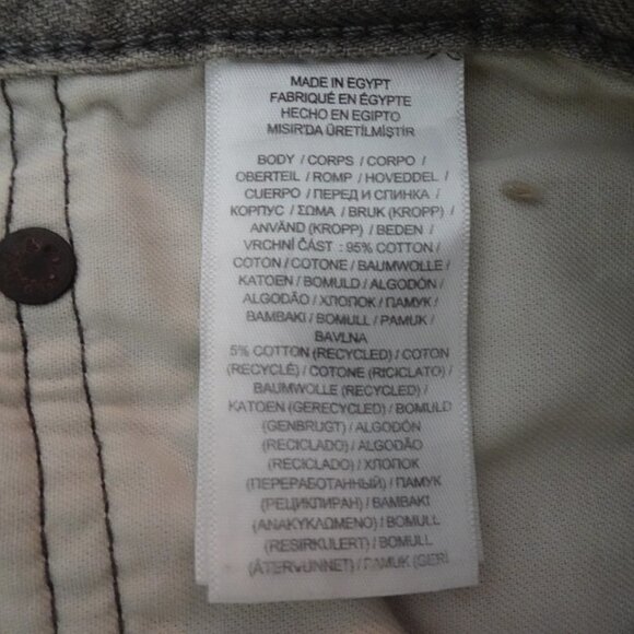 Polo Ralph Lauren Jeans Men's 40x30 Sullivan Slim Distressed Repaired Gray Denim - Picture 8 of 9